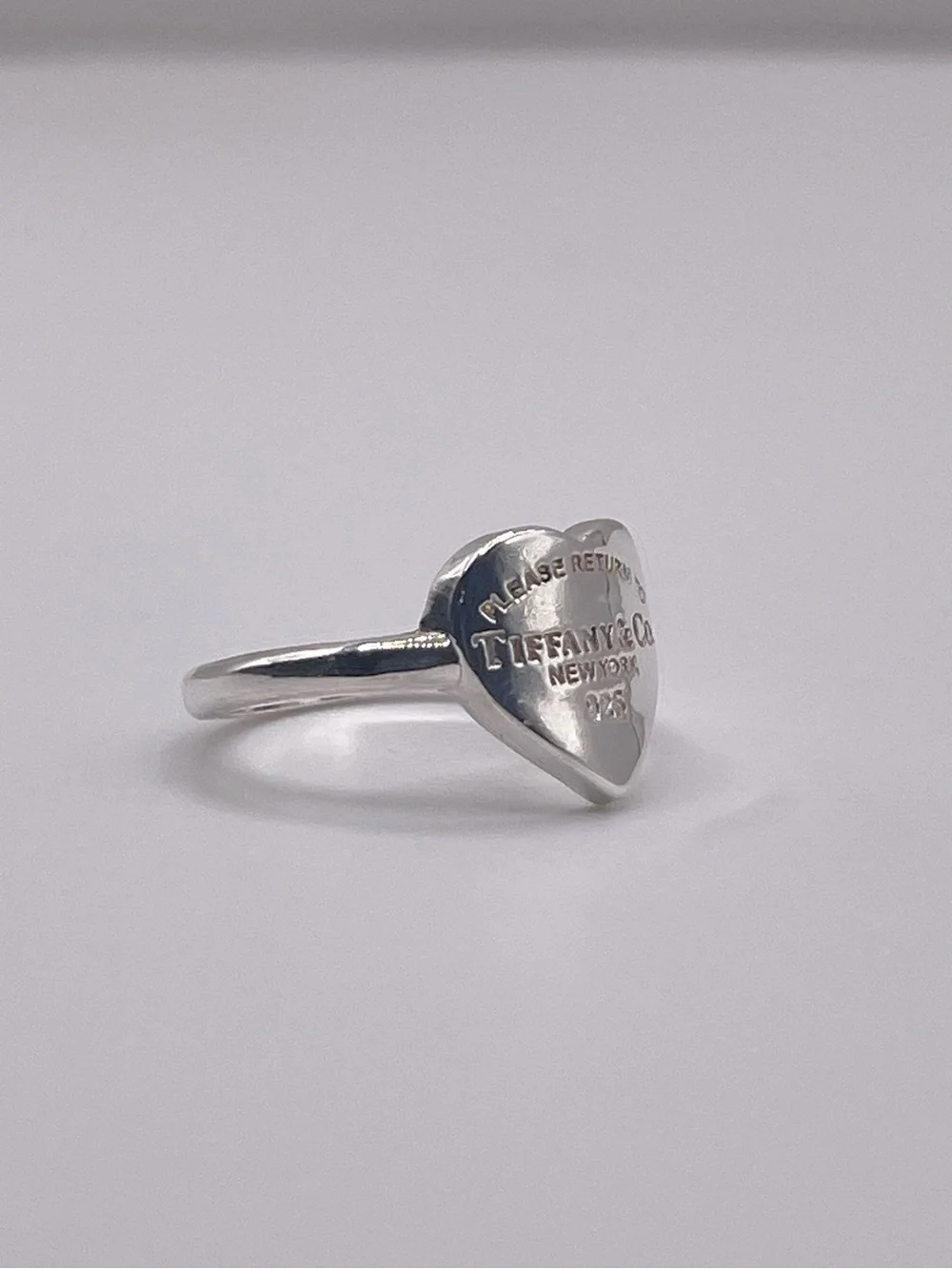 Tiffany & Co. Sterling Silver Heart Ring